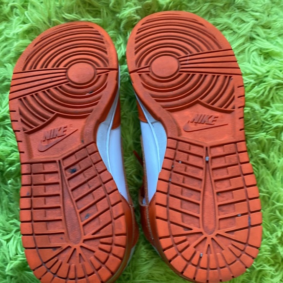 Nike dunks orange and white DUNK NIKE retro ‘Syracuse’ size 8 MEN - Picture 3 of 6